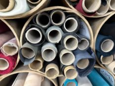 14x Rolls of Suede Fabric, No Reserve