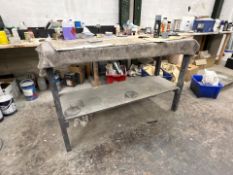 Wooden Work Bench, No Reserve