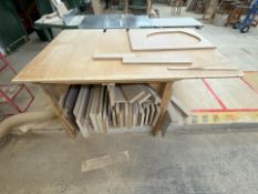 Wooden Work Table, No Reserve