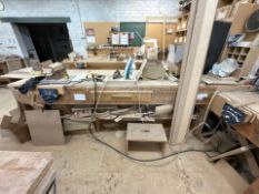 Wooden Work Bench, No Reserve
