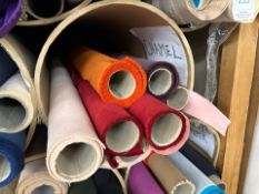 9x Rolls of Chamel Fabric, No Reserve
