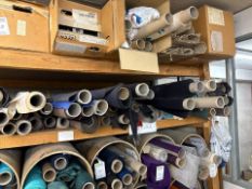 30x Rolls of Assorted Fabric, No Reserve