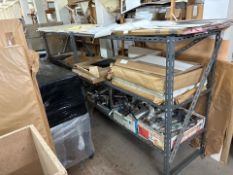 Metal Storage Rack and Contents, No Reserve