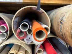 7x Rolls of Suede Fabric, No Reserve