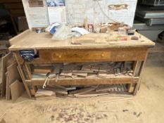 Wooden Work Bench, No Reserve