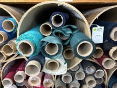 9x Rolls of Suede Fabric, No Reserve