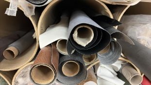 6 x Rolls of Leather Fabric, No Reserve