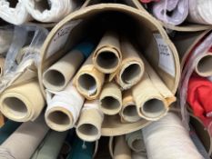 9x Rolls of Suede Fabric, No Reserve