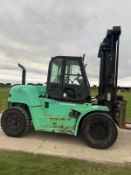 2013 Mitsubishi FD120N 12 Tonne Diesel Forklift, low 3440 Hours, Fork Position & Side Shift