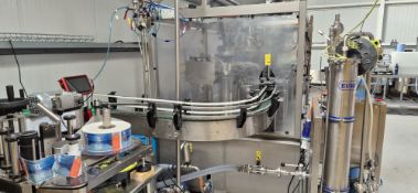 2015 Raveco 12-12-1 Tribloc Carbonated Glass Bottle Rinser