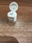 Job Lot of 100,000 x 24mm White Plastic Flip-top 100ml Caps