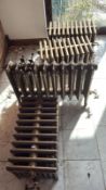 4 x Cast Iron Radiators