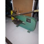Hunton Hand Operated Bench Punch base plates are in situ fixings for attaching to the bench are wi