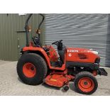 2014 Kubota STV 36 Compact Tractor with Mid Mounted 60 inch Cutting Deck, 2666 Hours, Turf Tyres