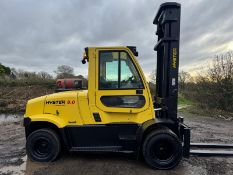 2015 Hyster 8 Tonne Gas Forklift, Only 4210 Hours, 4565mm Lift, Spare 3rd & 4th Service