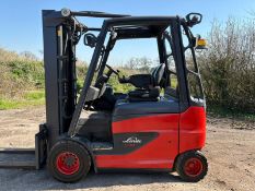 2015 Linde E30 Electric Forklift, 6712 Hours, Good Tyres, Charger Included