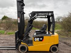 2014 Caterpillar 2 Tonne Electric Forklift with ONLY 386 Hours!