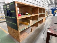Wooden Storage Unit, No Reserve