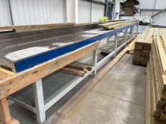 Metal Table with Roller, No Reserve