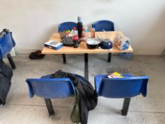 Four Seater Canteen Table