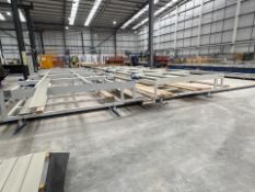 Large Roller Table on Track x2