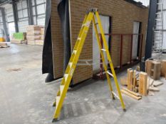 8 Tread Swingback Step Ladder, No Reserve