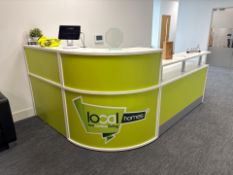 Modular Wooden Reception Desk, No Reserve