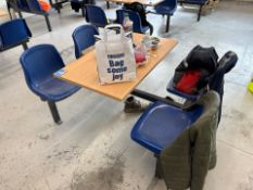 Four Seater Canteen Table