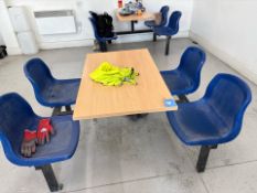 Four Seater Canteen Table