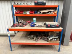 Metal Work Bench With Two Tier Shelf, No Reserve