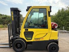 2016 Hyster 2 Tonne Gas Forklift, Only 5356 Hours, Triple Mast, Side Shift, Fork Positioner