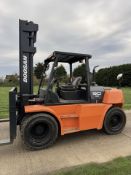 Doosan 9 Tonne Diesel Forklift Truck, 4673 Hours