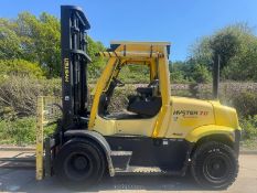 2013 Hyster 7 Tonne Diesel Forklift, Only 2776 Hours, 4.4m Lift Height, Side Shift, Fork Positioner