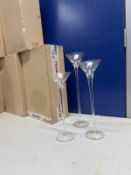 6 x Set of 3 candle holders