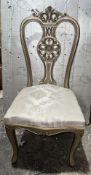 2 small gold chairs, No Reserve