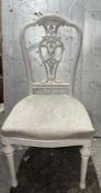 2 x Small White Chairs, No Reserve