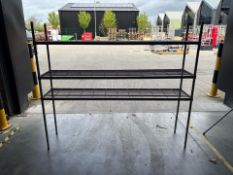 Metal Three Tier Shelving Unit