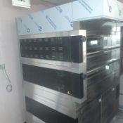 Moretti Forni S Series S100 2/L Double Deck Pizza Oven, With Proving Cabinet & Hood