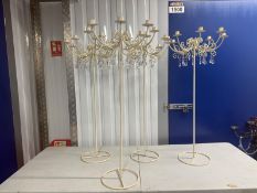 4 x tall candle holders