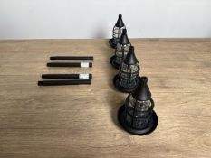 Linea Pack Of 4 Large Lantern Path Lights