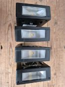 Linea Set Of Four Solar Up Down Wall Lights