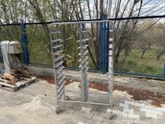 Metal Dual Sided Tray Trolley