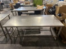 Stainless Steel Prep Table