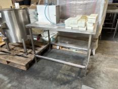 Stainless Steel Table with Press