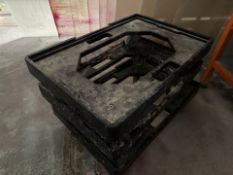 3 Stackable Black Dollies