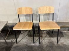 Wooden Chair x2