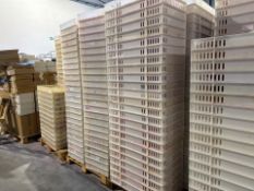 Pallet Of Approximately 70 White Product Trays