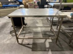 Stainless Steel Prep Table