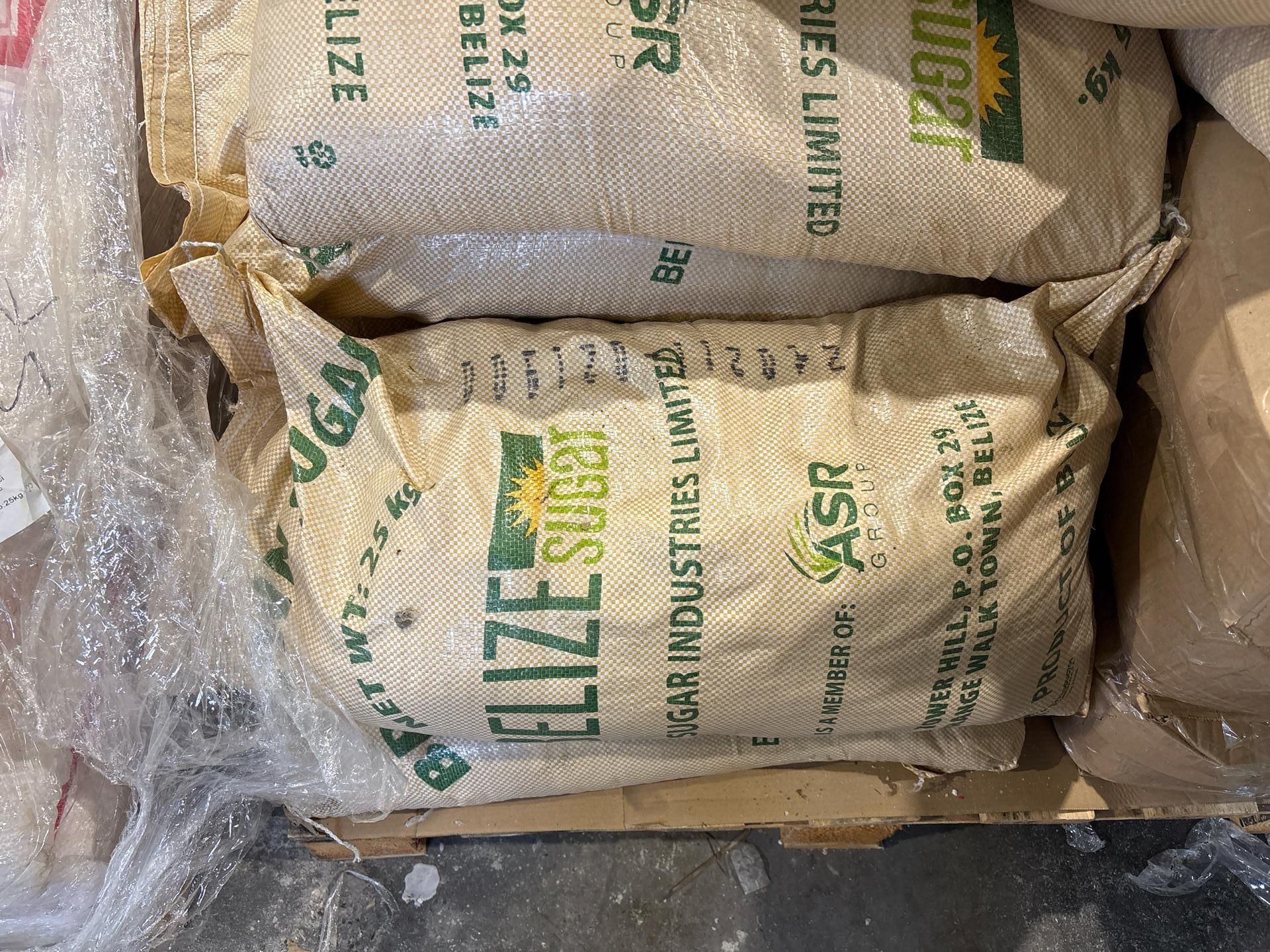 8 x Sacks of Belize Sugar - Image 2 of 4