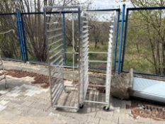 Metal Tray Rack x 2